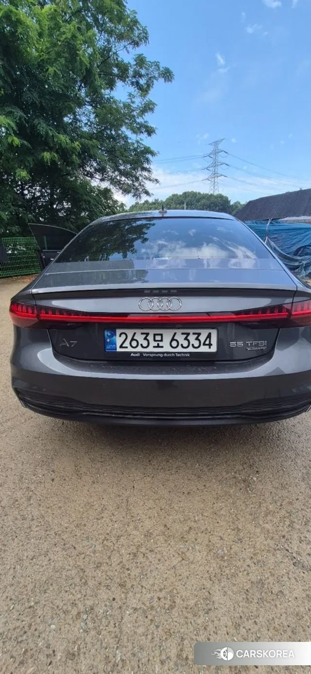 Audi A7 (4K) 2022 Серый из Кореи, фото 2