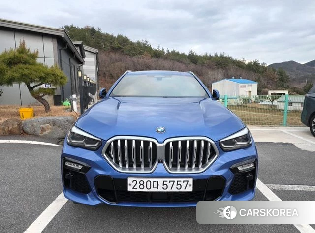 BMW X6 (G06) 2020 Синий из Кореи, фото 2