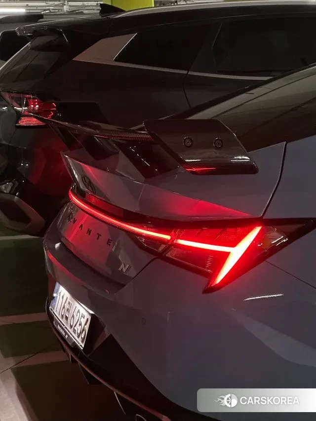 Hyundai Avante (CN7) 2022 Небесно-голубой из Кореи, фото 6