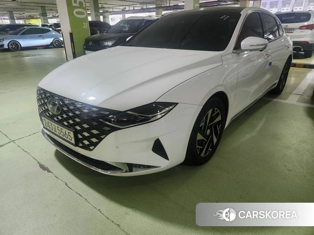Hyundai The New Grandeur IG Hybrid 2022 Белый из Кореи, фото 5