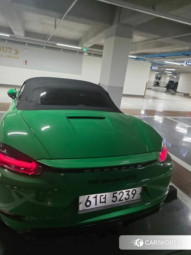 Porsche 718 Boxster 2018 Зеленый из Кореи, фото 3