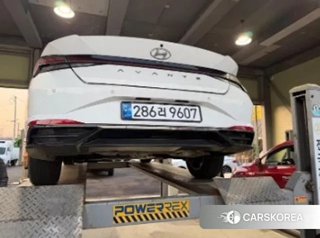 Hyundai Avante (CN7) 2022 Белый из Кореи, фото 2