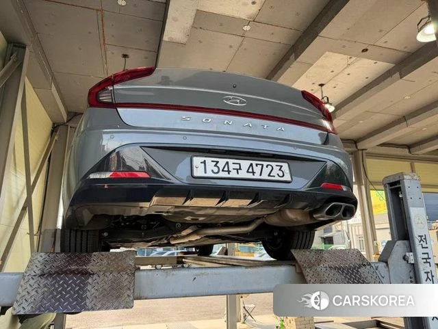 Hyundai Sonata (DN8) 2020 Серебристо-серый из Кореи, фото 2
