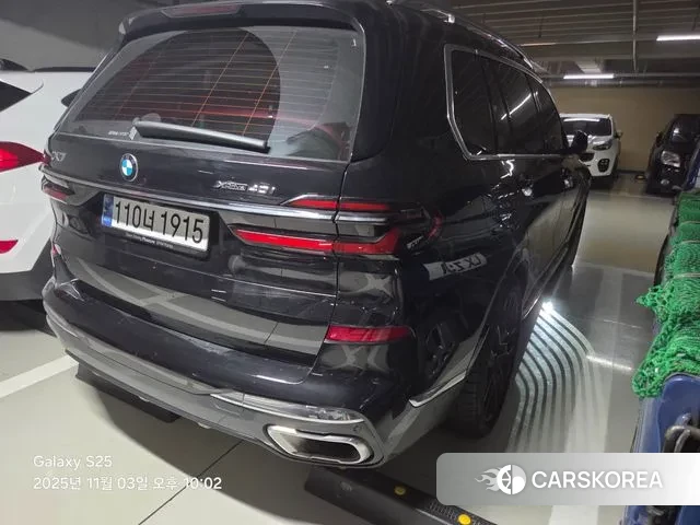 BMW X7 (G07) 2025 Черный из Кореи, фото 4