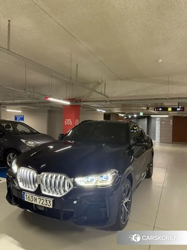 BMW X6 (G06) 2022 Черный из Кореи, фото 2