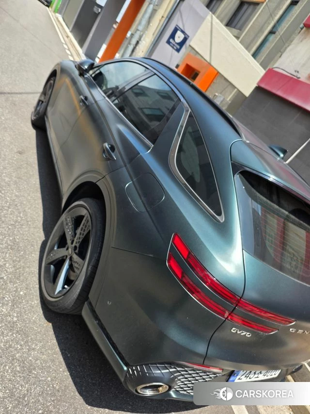 Genesis GV70 2021 Синий нефрит из Кореи, фото 3