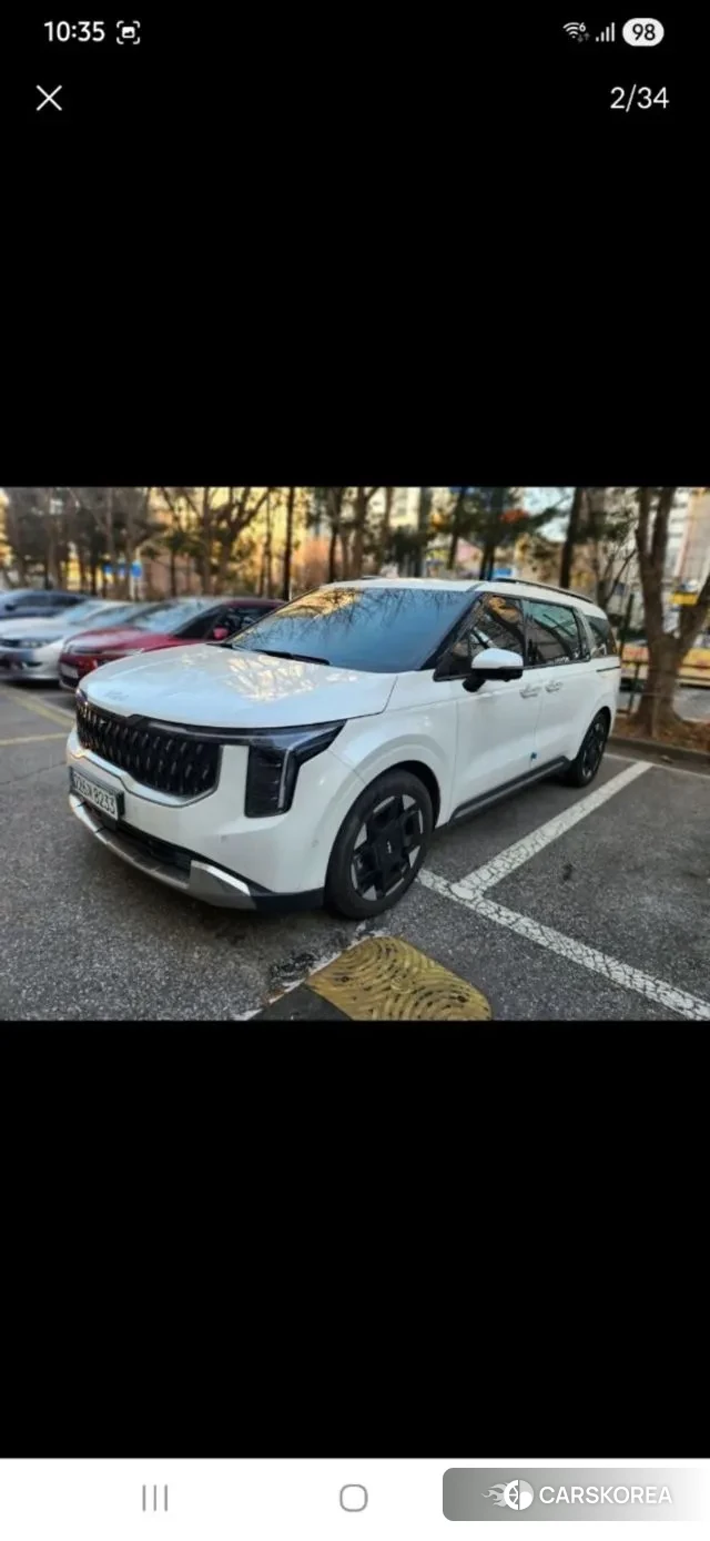 Kia The New Carnival 4th Generation 2024 Белый из Кореи, фото 2