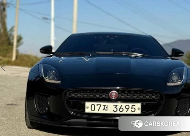Jaguar F-TYPE 2019 Черный из Кореи, фото 2