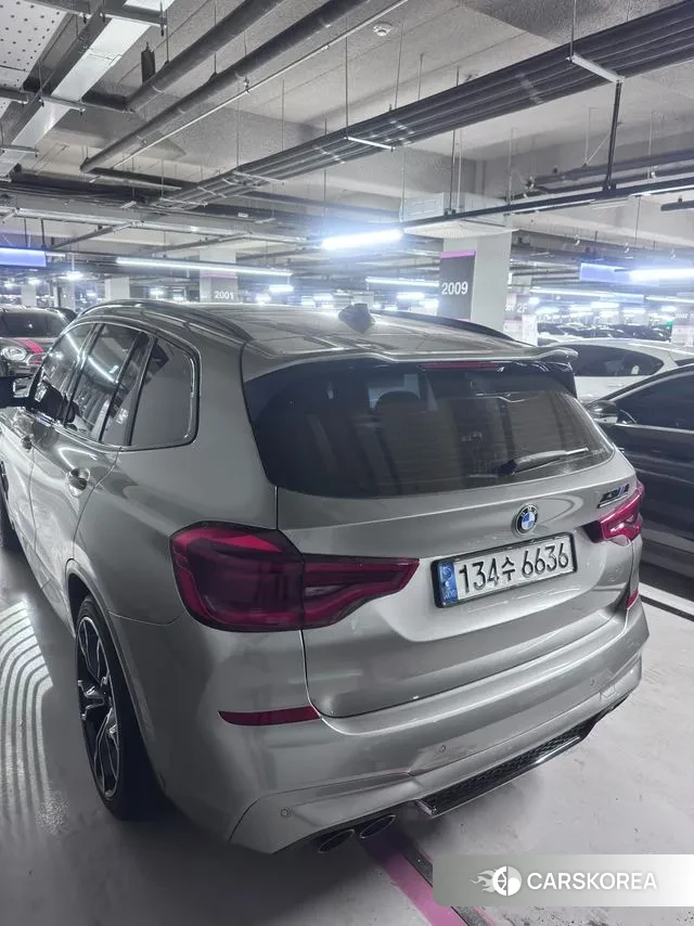 BMW X3M (G01) 2020 Серебристо-серый из Кореи, фото 2