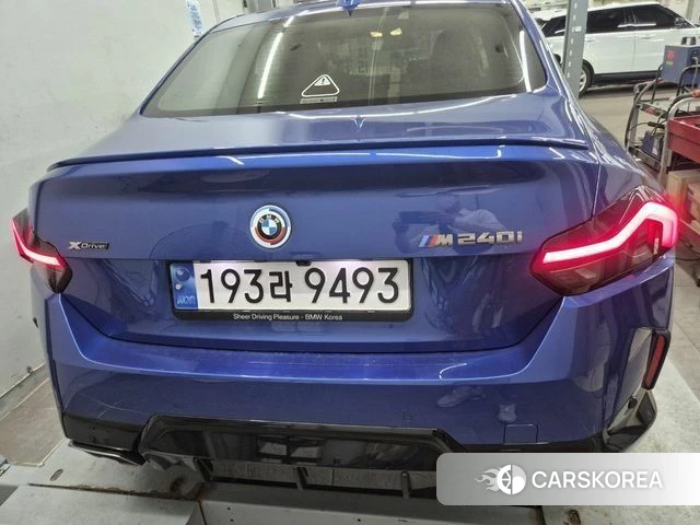 BMW 2 Series (G42) 2022 Синий из Кореи, фото 2