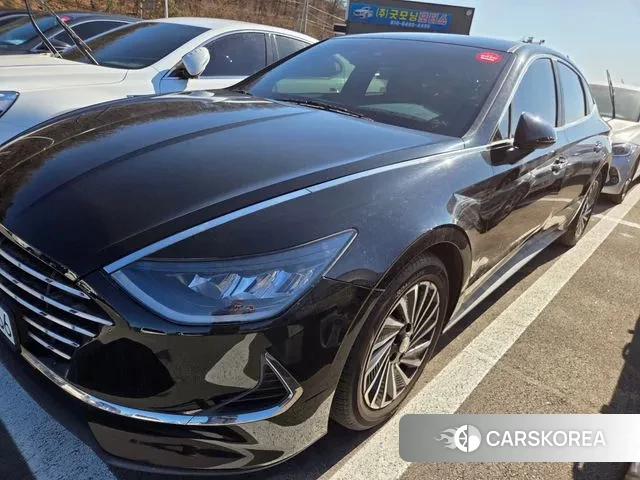 Hyundai Sonata Hybrid (DN8) 2022 Черный из Кореи, фото 2