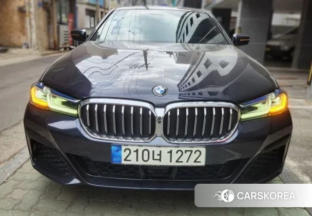 BMW 5 Series (G30) 2021 Черный из Кореи, фото 2