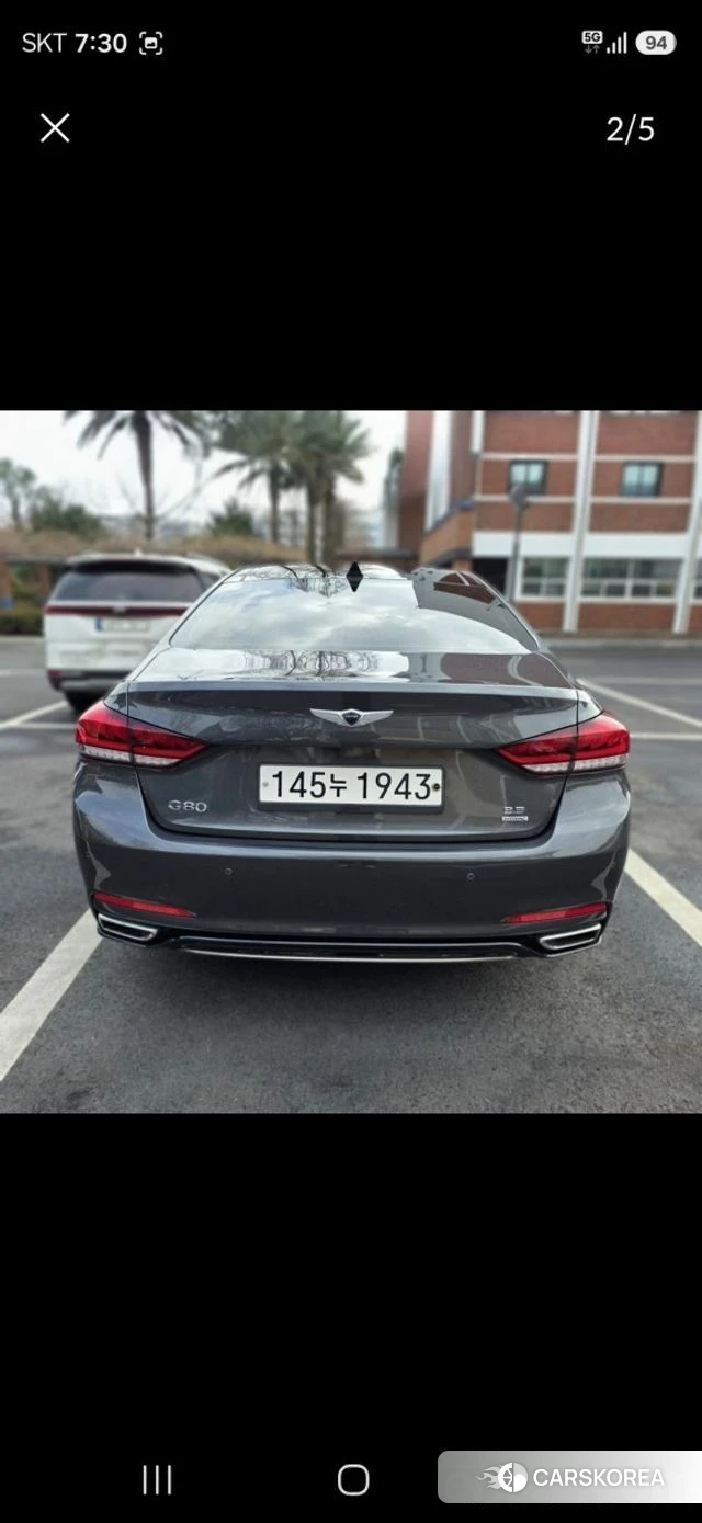 Genesis G80 2020 Серый из Кореи, фото 5