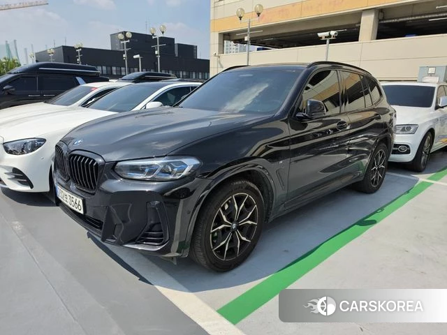 BMW X3 (G01) 2022 Черный из Кореи, фото 2