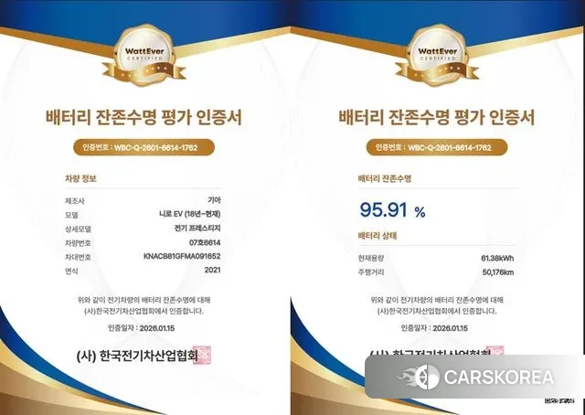 Kia Niro EV id 3717527 из Кореи 12