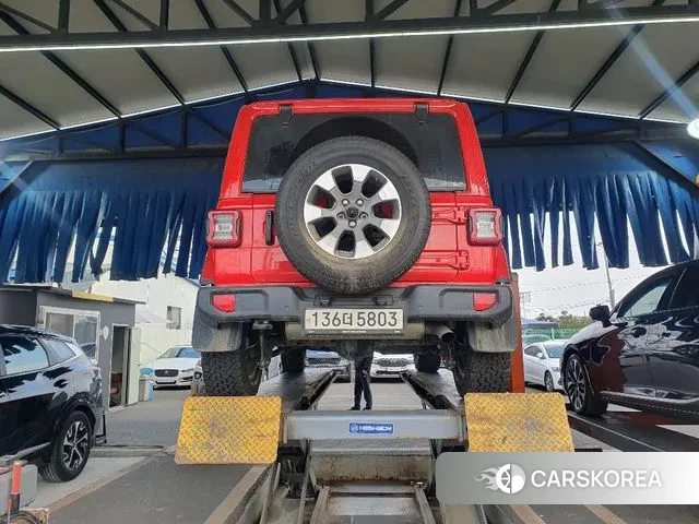 Jeep Wrangler (JL) 2020 Красный из Кореи, фото 2