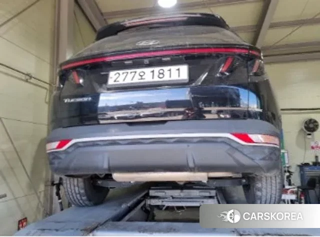 Hyundai Tucson Hybrid (NX4) 2021 Черный из Кореи, фото 2