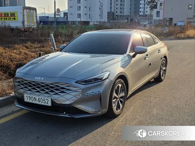 Kia K8 Hybrid 2022 Серебристо-серый из Кореи, фото 2