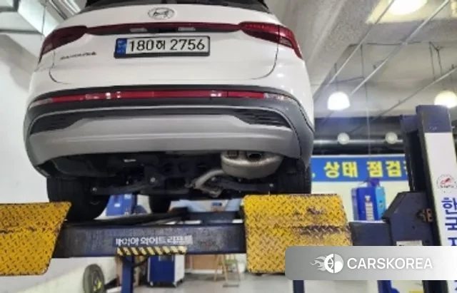 Hyundai The New Santa Fe 2022 Белый из Кореи, фото 2