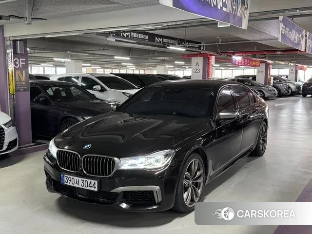 BMW 7 Series (G11) 2018 Черный двухцветный из Кореи, фото 6