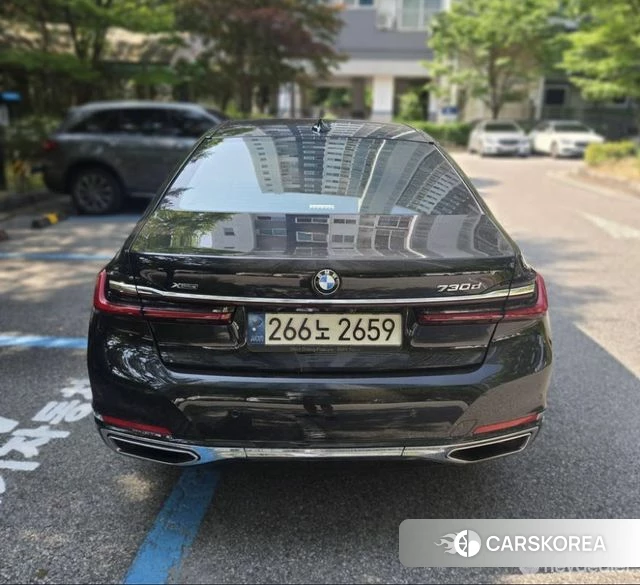 BMW 7 Series (G11) 2020 Черный из Кореи, фото 2