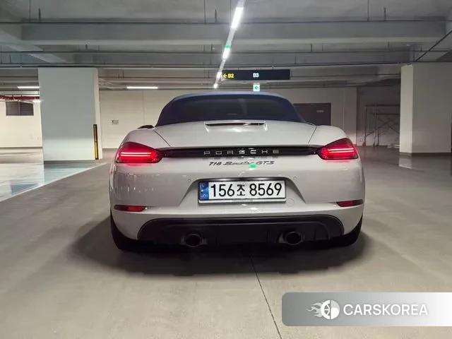Porsche 718 Boxster 2021 Серебристо-серый из Кореи, фото 2