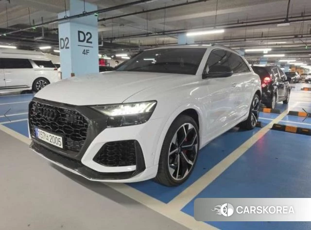 Audi RSQ8 (4M) 2021 Белый из Кореи, фото 2