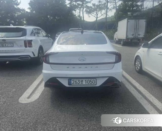 Hyundai Sonata (DN8) 2021 Белый из Кореи, фото 2
