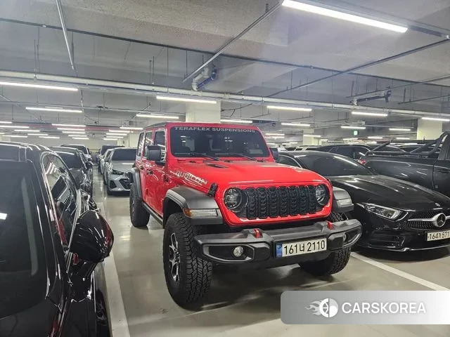 Jeep Wrangler (JL) 2022 Красный из Кореи, фото 2