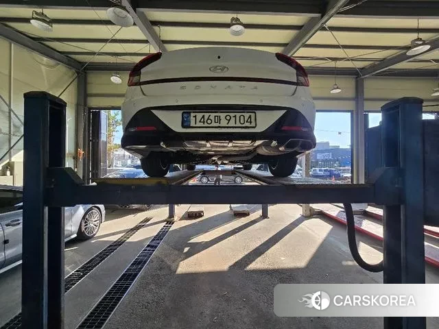 Hyundai Sonata (DN8) 2022 Белый из Кореи, фото 2