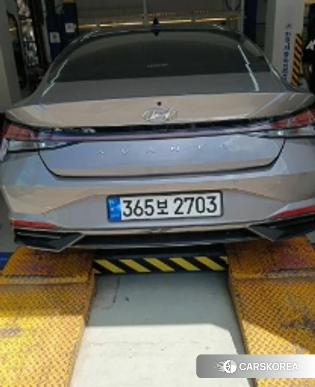 Hyundai Avante (CN7) 2022 Серый из Кореи, фото 2