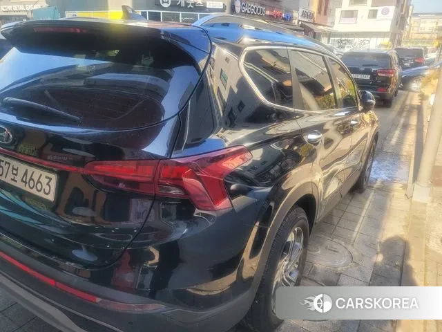 Hyundai The New Santa Fe 2021 Черный из Кореи, фото 2