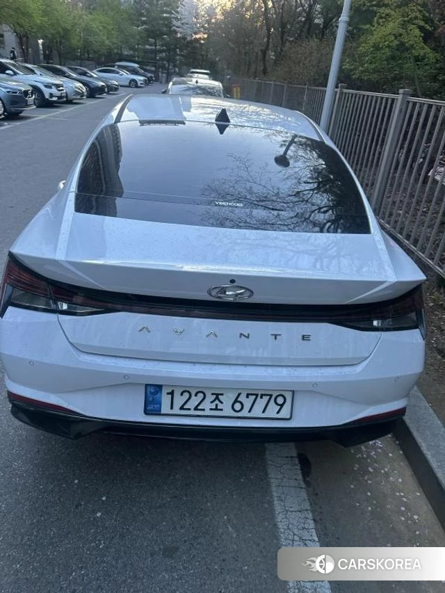 Hyundai Avante (CN7) 2022 Белый из Кореи, фото 2