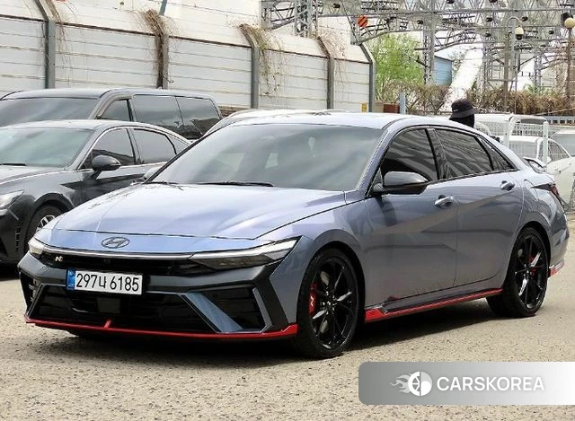 Hyundai The New Avante (CN7) 2025 Синий из Кореи, фото 2