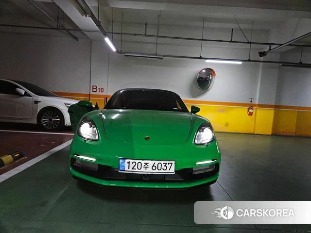 Porsche 718 Boxster 2023 Зеленый из Кореи, фото 6