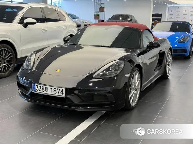 Porsche 718 Boxster 2024 Черный из Кореи, фото 2