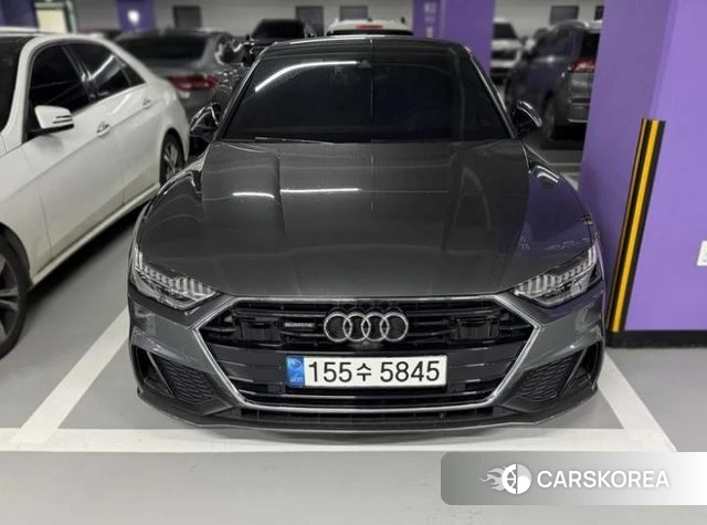Audi A7 (4K) 2021 Серый из Кореи, фото 2