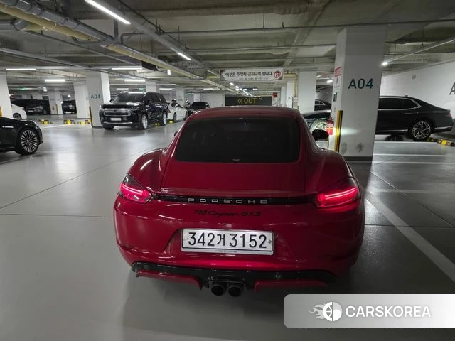 Porsche 718 Cayman 2019 Красный из Кореи, фото 2