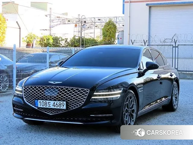 Genesis G80 (RG3) 2021 Черный из Кореи, фото 2