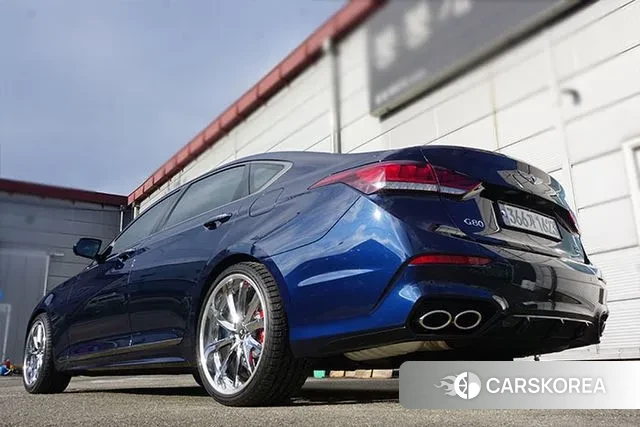 Genesis G80 2018 Синий из Кореи, фото 4