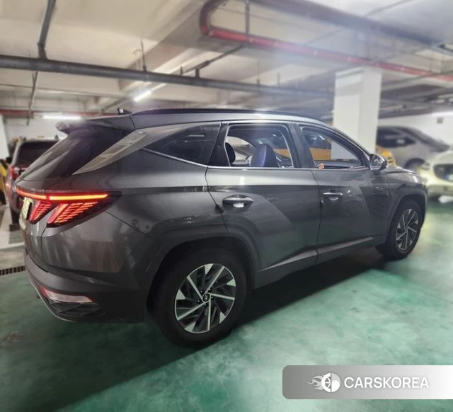 Hyundai Tucson Hybrid (NX4) 2022 Темно-зеленый из Кореи, фото 6