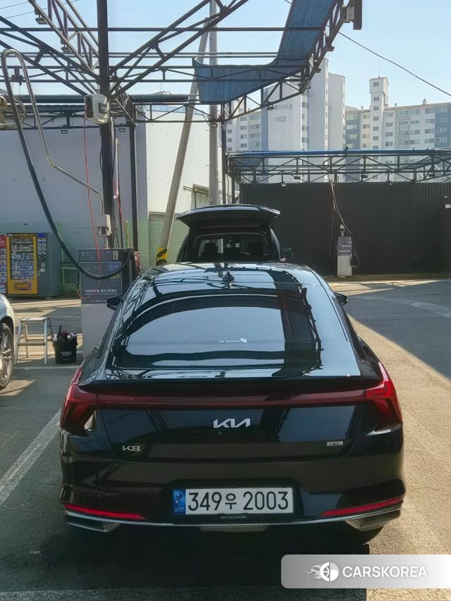 Kia K8 Hybrid 2022 Черный из Кореи, фото 2