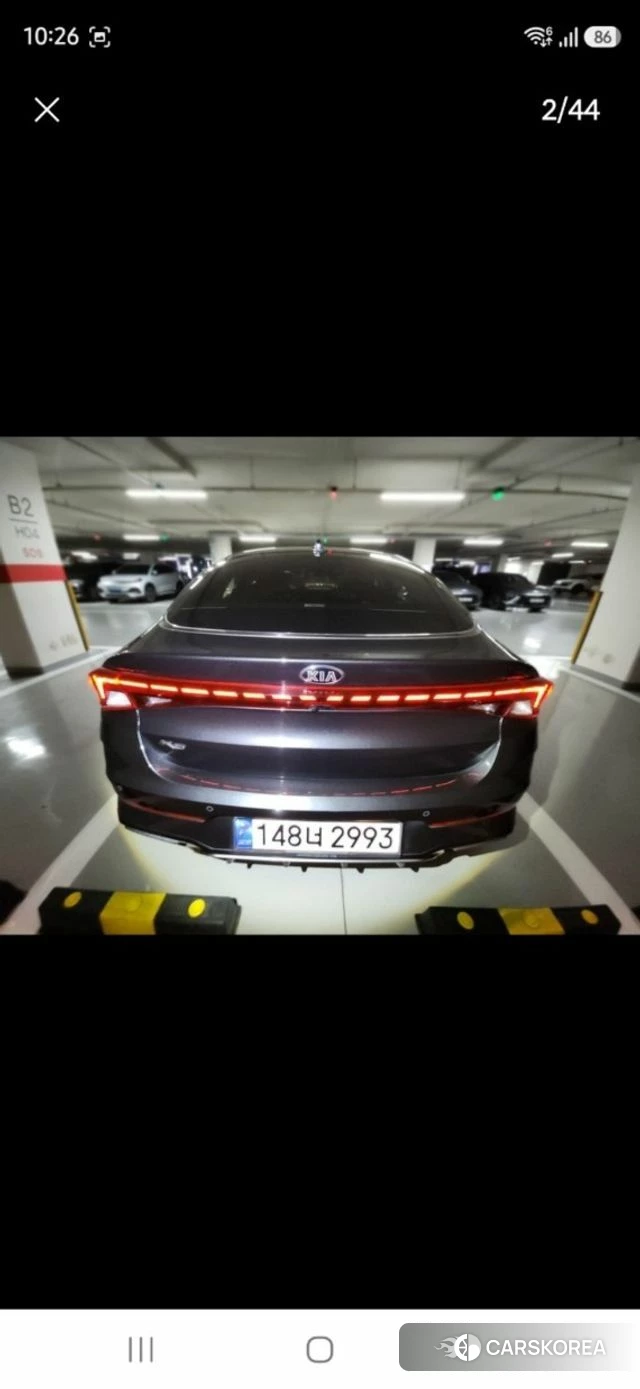 Kia K5 3rd generation 2020 Серебристо-серый из Кореи, фото 2