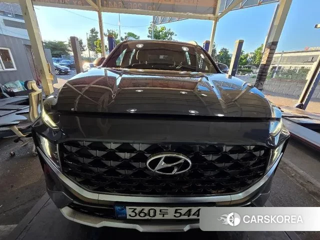 Hyundai The New Santa Fe 2020 Темно-зеленый из Кореи, фото 2