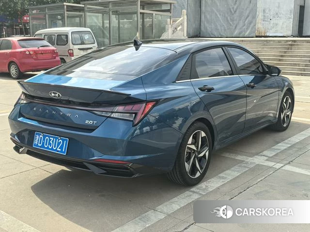 Hyundai Elantra 2021 Синий из Китая, фото 2