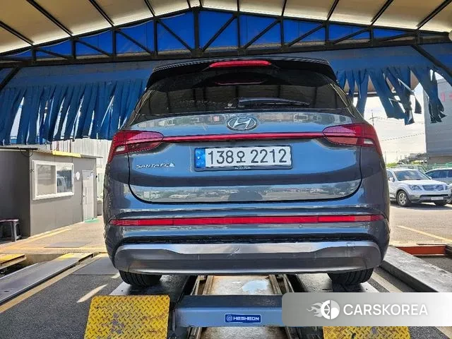 Hyundai The New Santa Fe 2023 Темно-зеленый из Кореи, фото 2