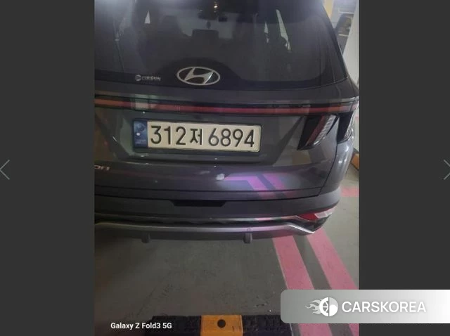 Hyundai Tucson Hybrid (NX4) 2022 Серый из Кореи, фото 2