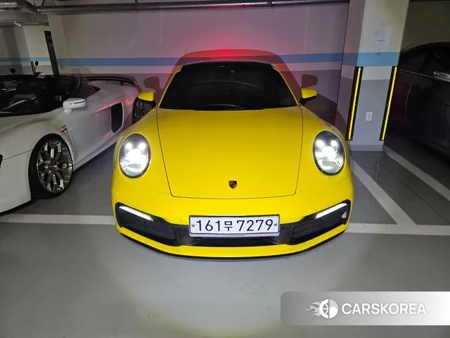 Porsche 911(992) 2020 Желтый из Кореи, фото 4