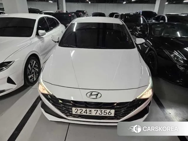 Hyundai Avante (CN7) 2021 Белый из Кореи, фото 5