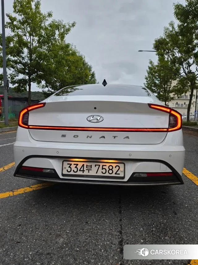 Hyundai Sonata (DN8) 2019 Белый из Кореи, фото 2